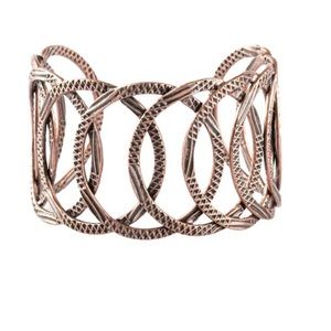 Copper Adjustable Cuff Bracelet
